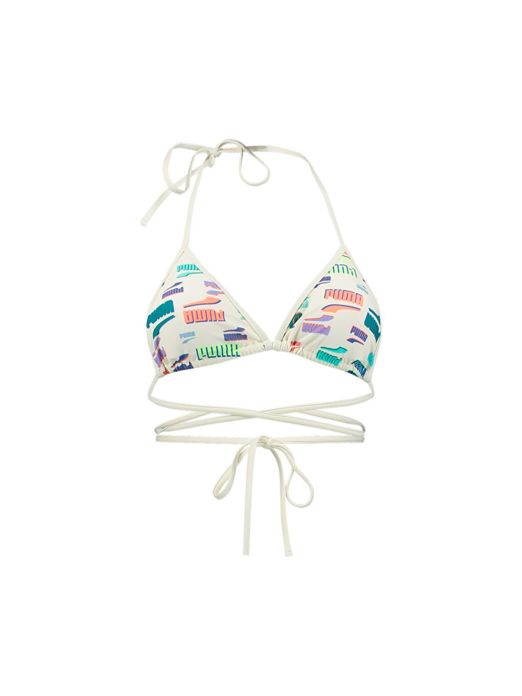 Beyaz SWIM Kadın Wrap Around Üçgen Bikini Üstü