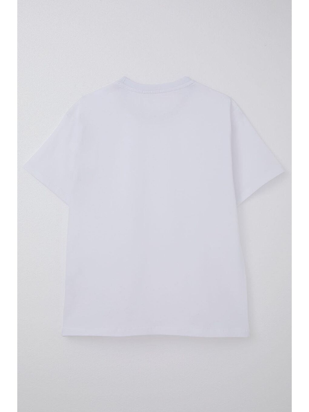 Erkek Çocuk Tişört Basic Beyaz (4-14 Yaş)-1