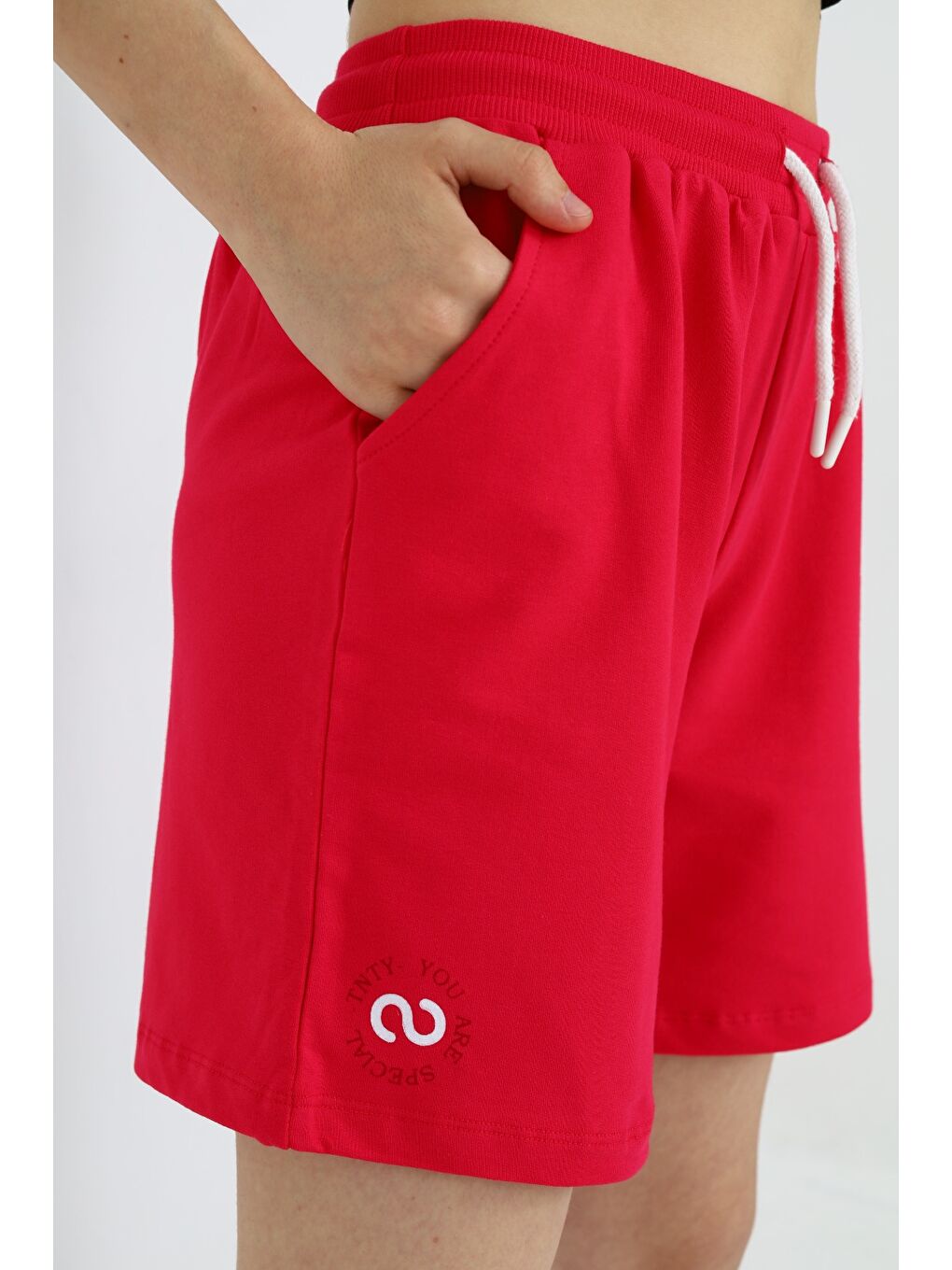 Fuşya Kız Çocuk Baskılı Şort-1