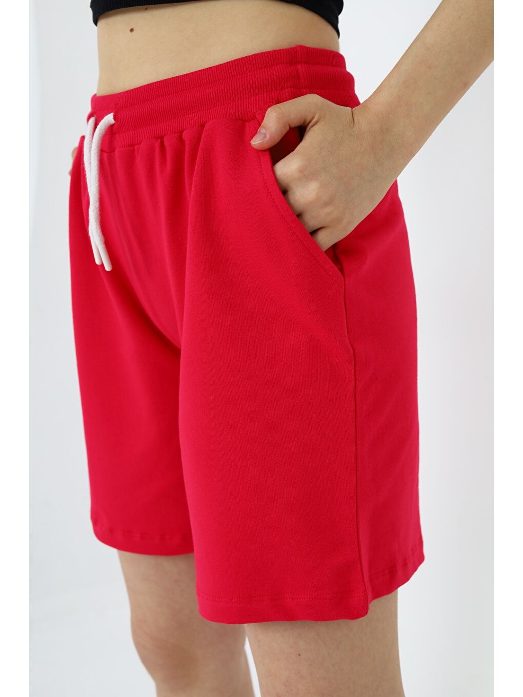 Fuşya Kız Çocuk Baskılı Şort-2