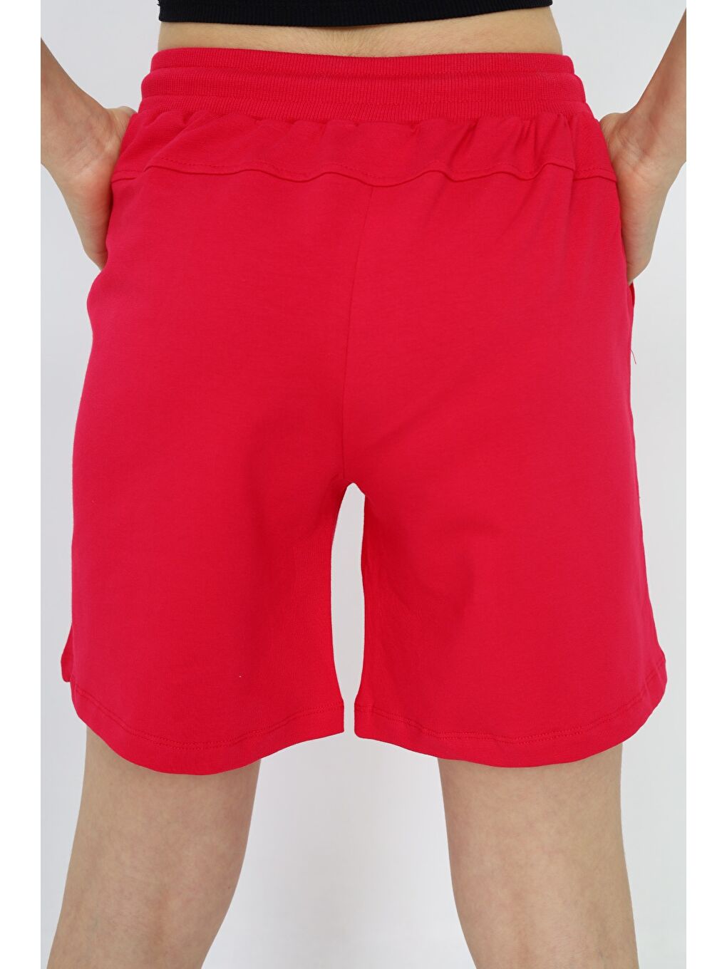 Fuşya Kız Çocuk Baskılı Şort-3