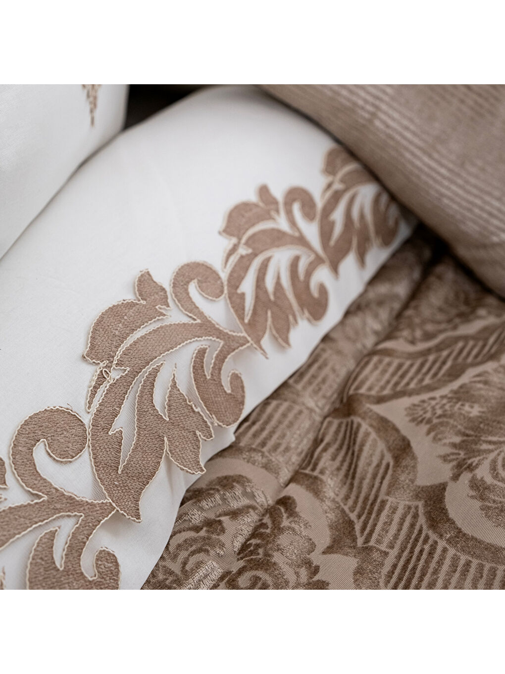 Kahverengi Home Anna Çeyiz Set 11 Parça-Cappuccino-5