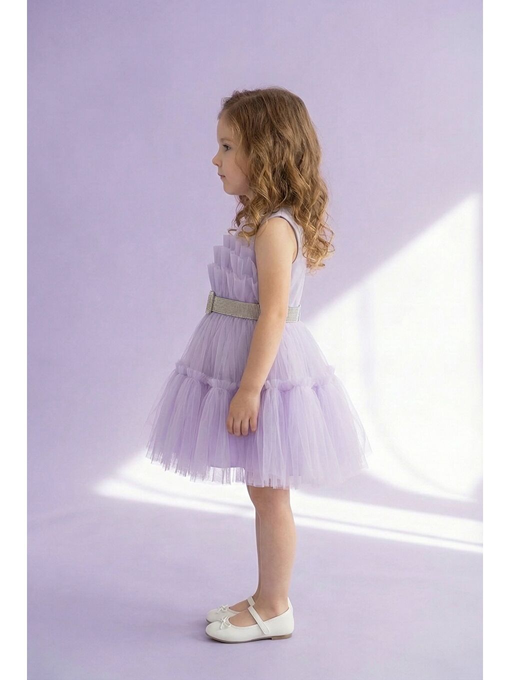 Lila Kız Çocuk Abiye-1