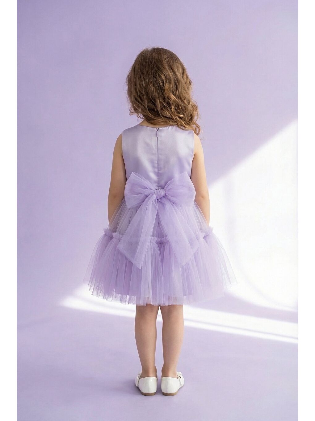 Lila Kız Çocuk Abiye-2