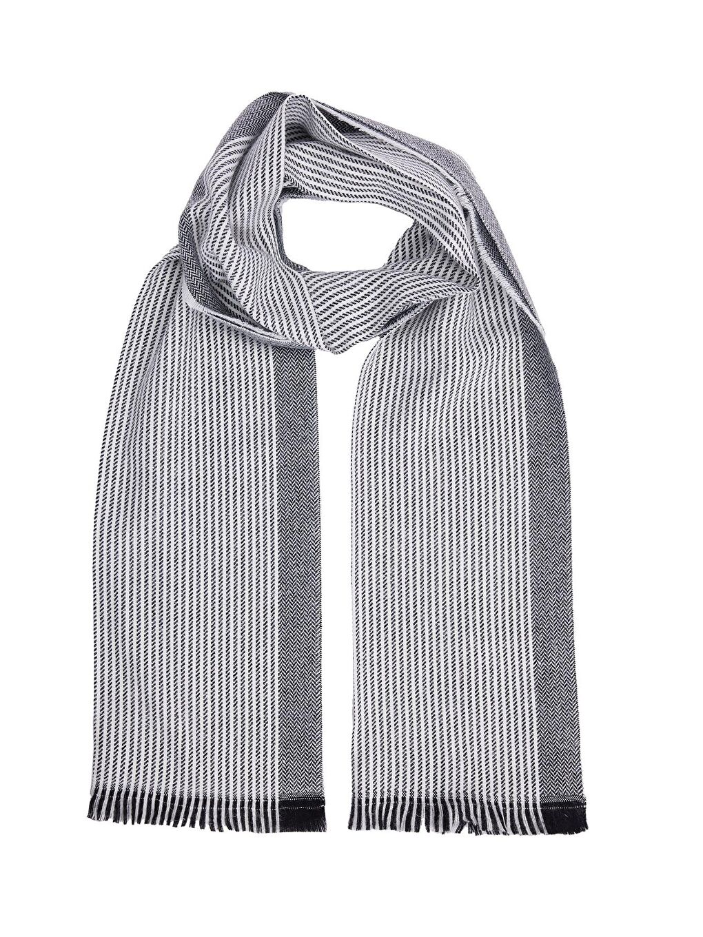 Gri Erkek Kışlık Atkı