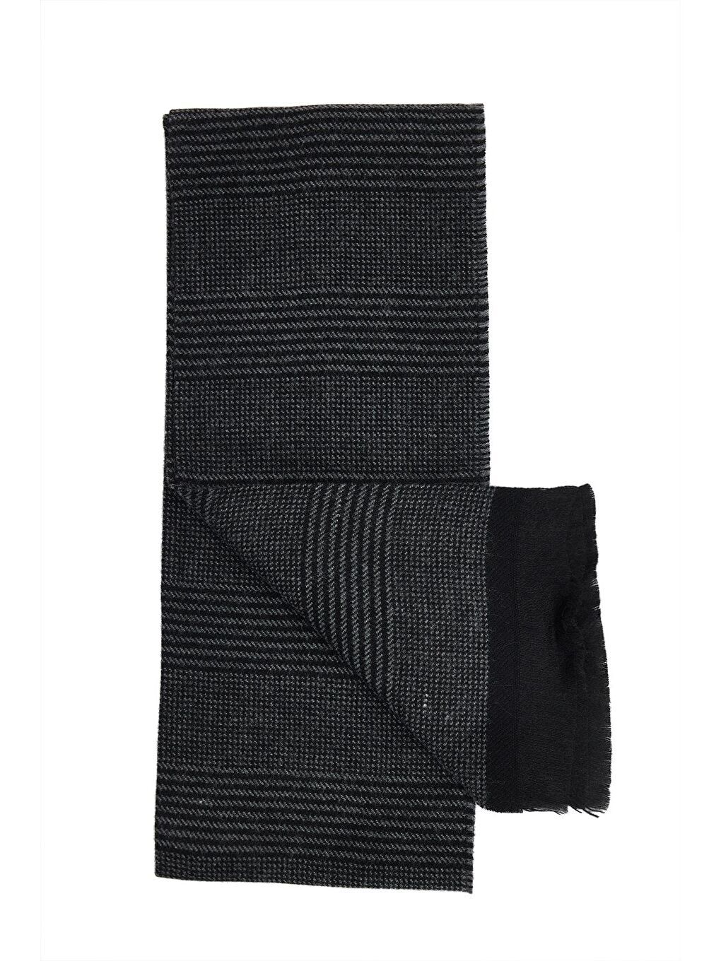 Siyah Erkek Kışlık Atkı-1