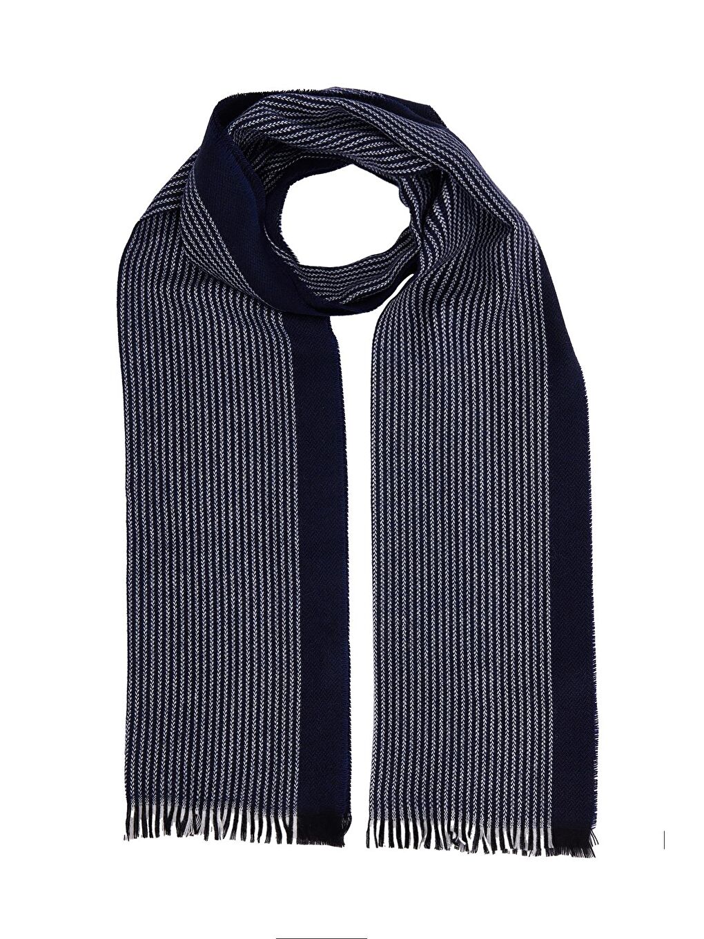 Lacivert Erkek Kışlık Atkı