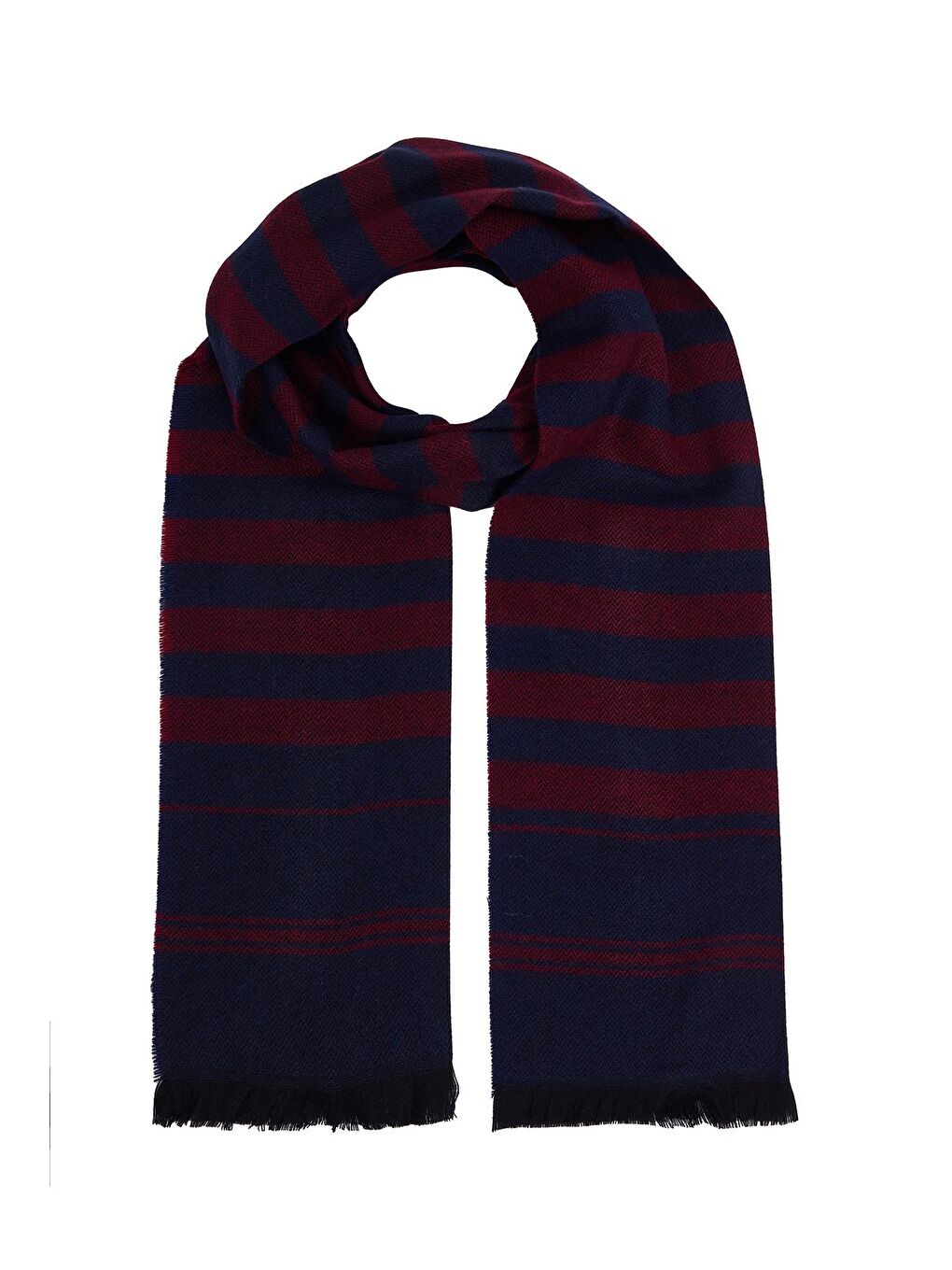 Bordo Erkek Kışlık Atkı