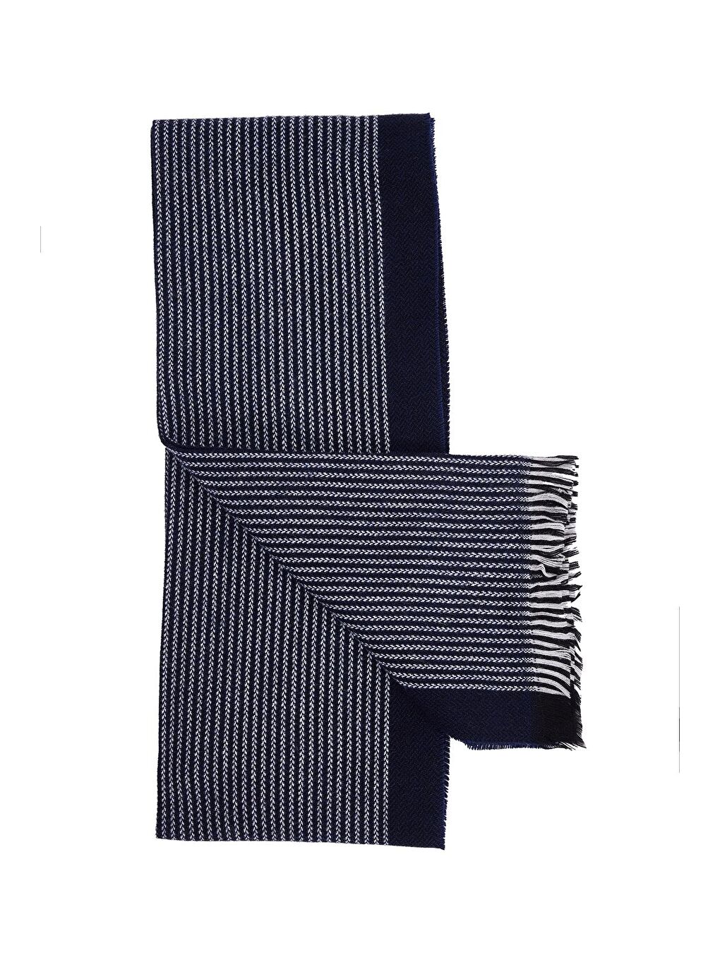 Lacivert Erkek Kışlık Atkı-1