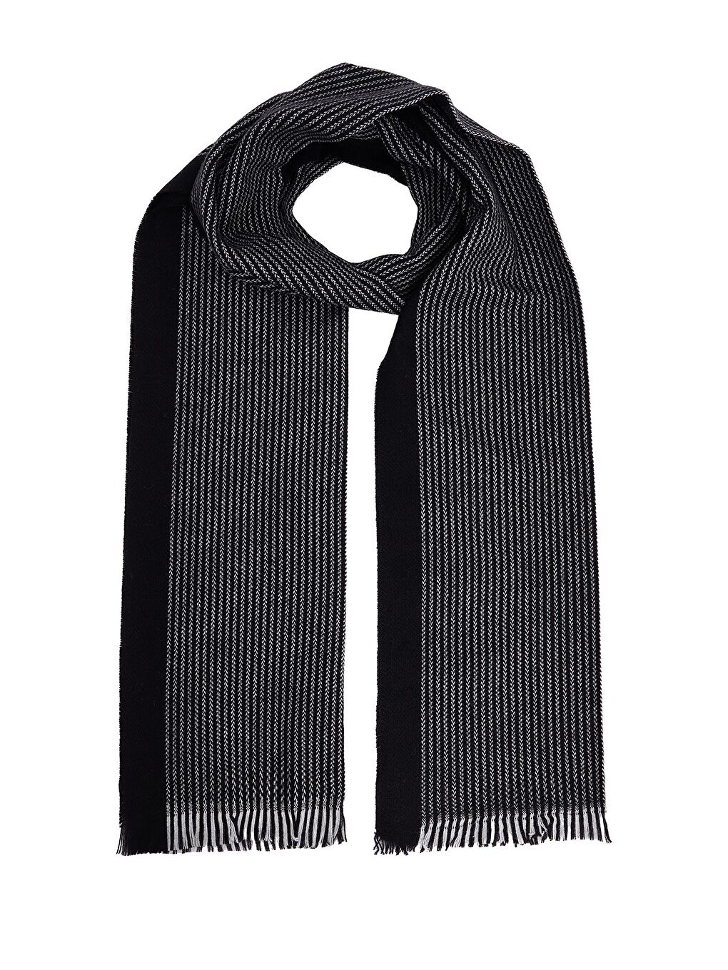 Gri Erkek Kışlık Atkı