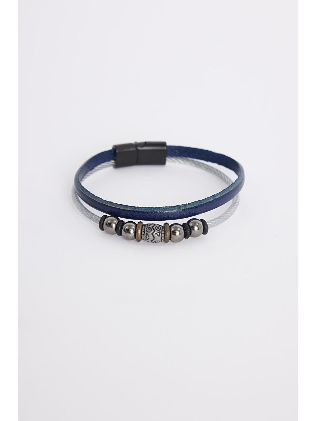 Karışık Erkek Hakiki Deri Bileklik