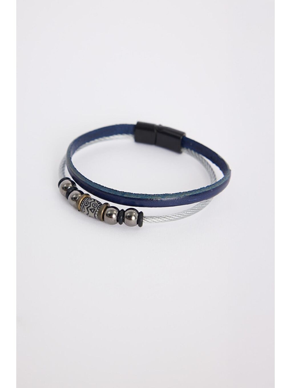 Karışık Erkek Hakiki Deri Bileklik-3