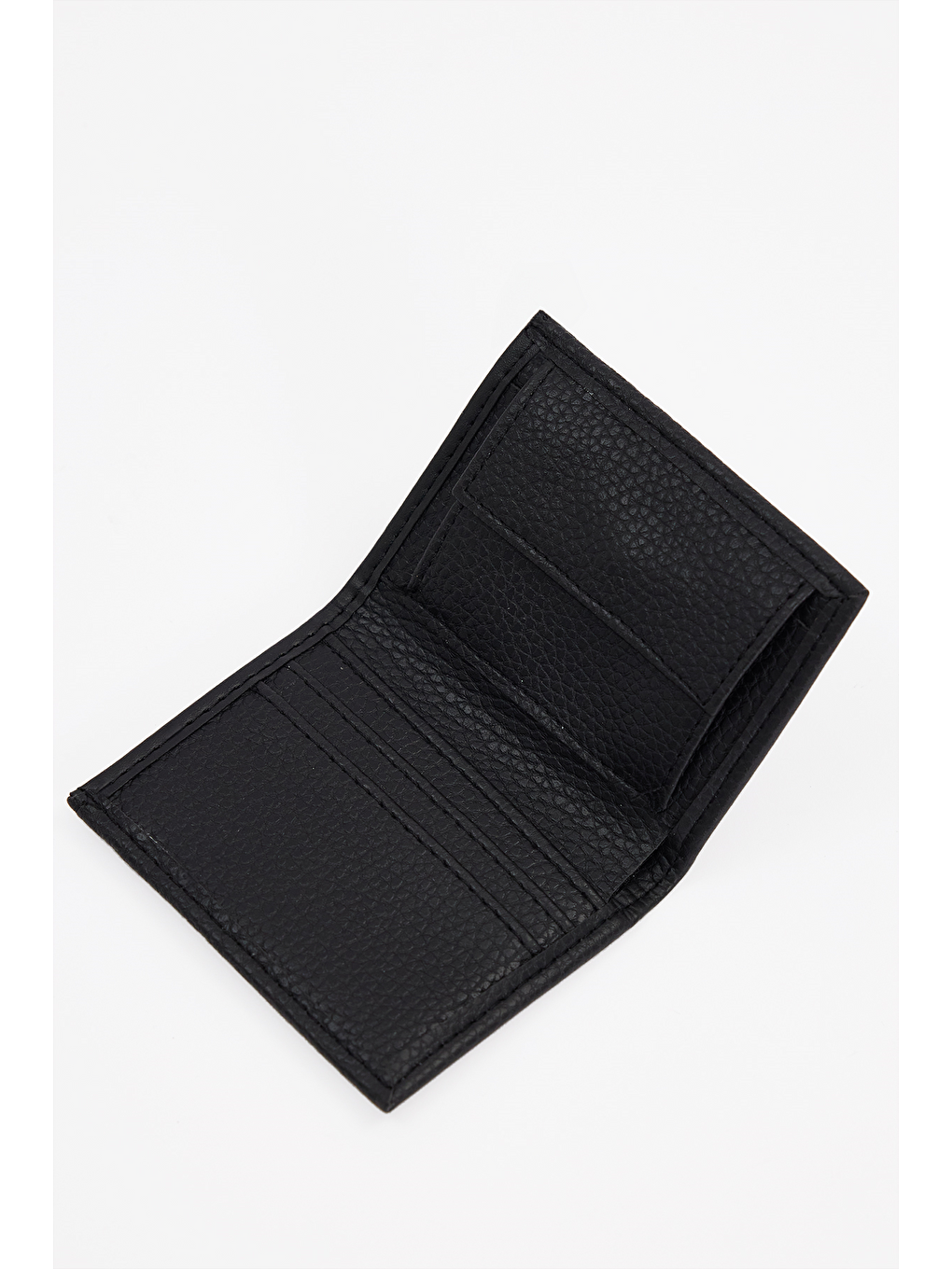 Vegan Deri Erkek Siyah Cüzdan-3