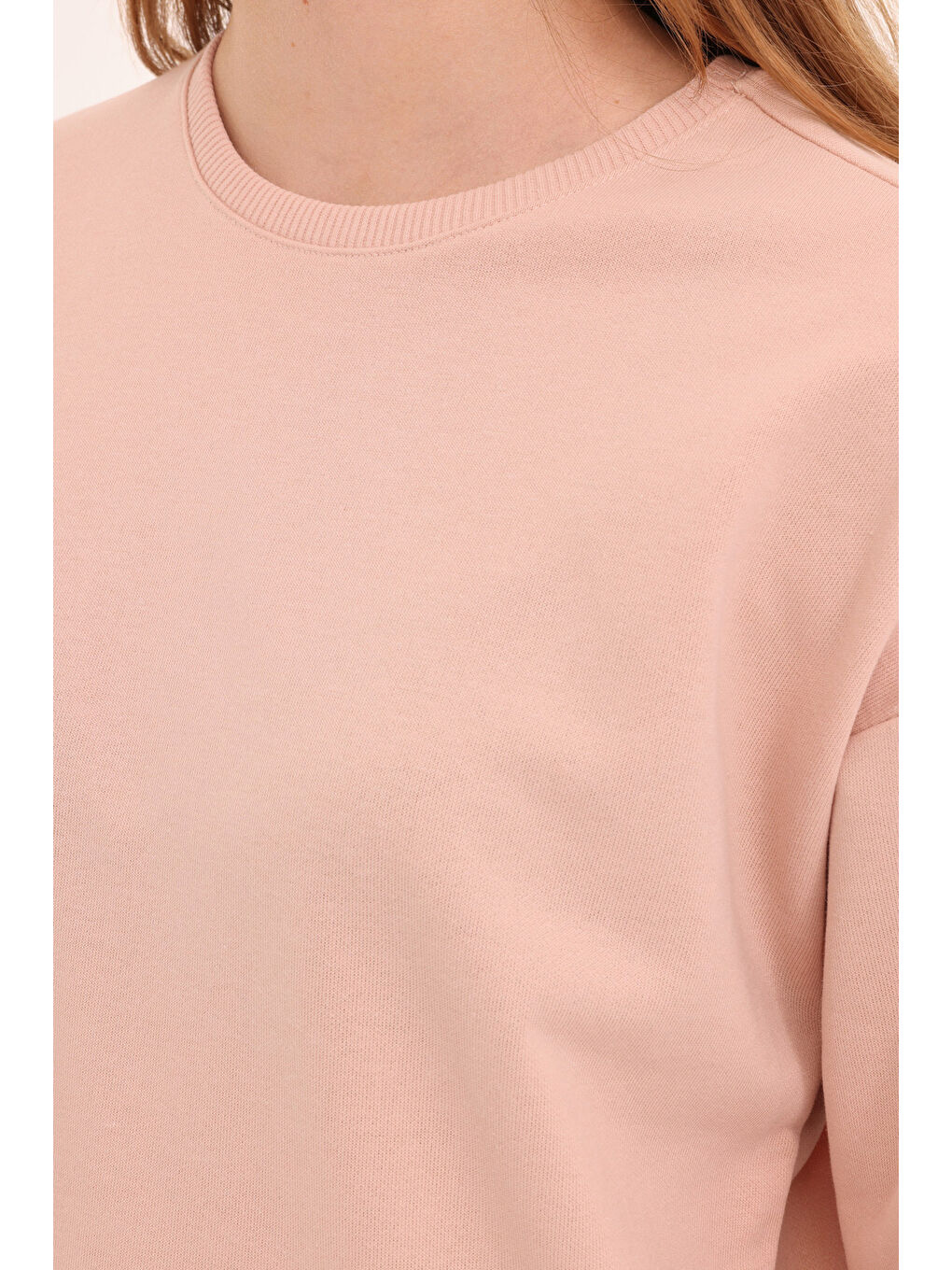 Pembe WB C NECK 16SN82 4PR Gül Kurusu Kadın Sweatshirt-3