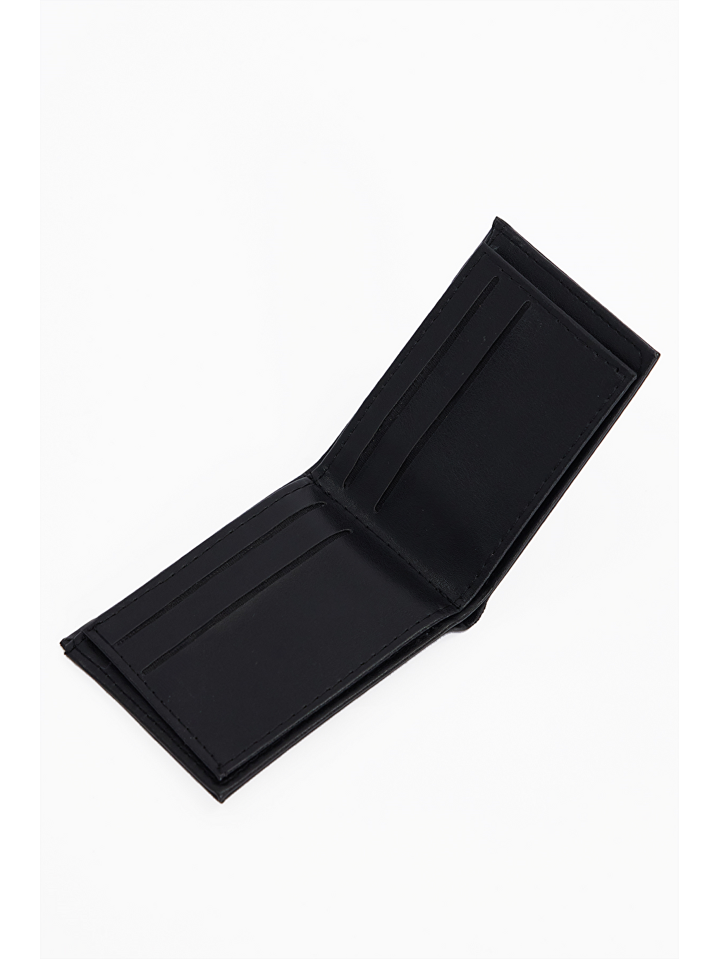 Vegan Deri Erkek Siyah Cüzdan-1