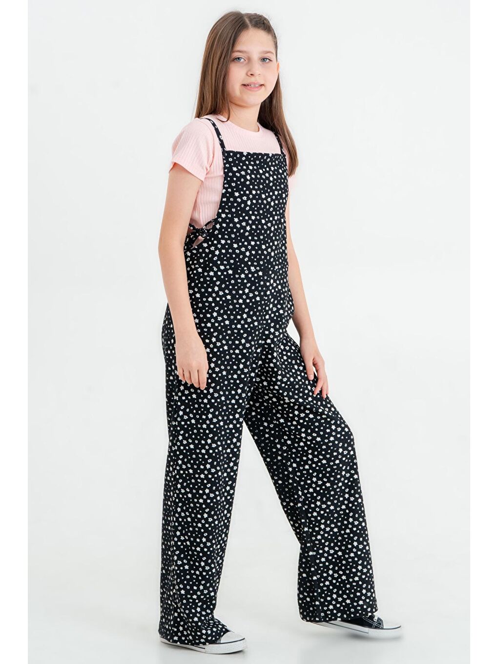 Pembe Pudra Badili 5-12 Yaş Tulum - 2417-4-1