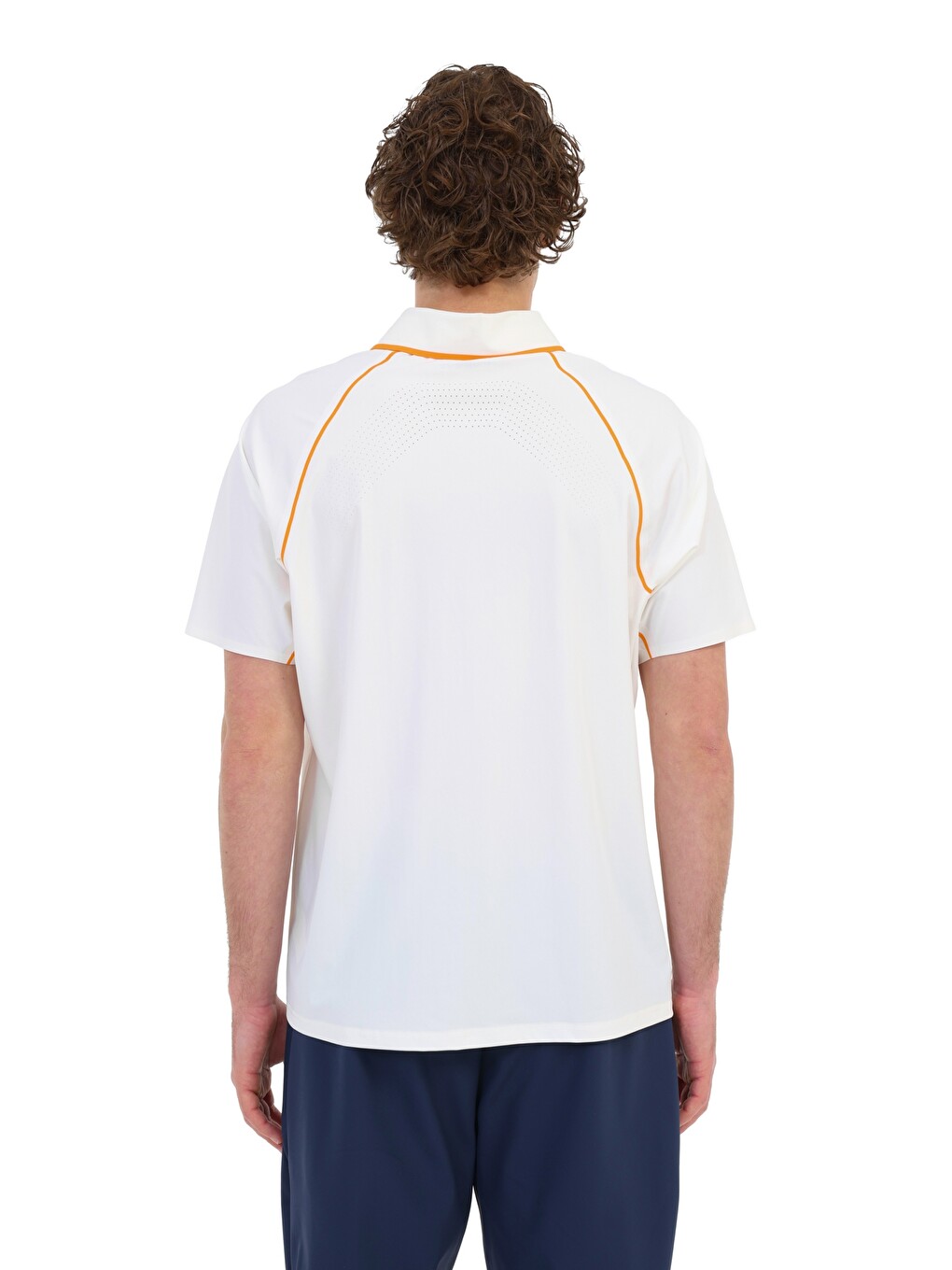 Beyaz ML STEPAN 12ELG2-211 6FX KIRIK BEYAZ Erkek Kısa Kol T-Shirt-1