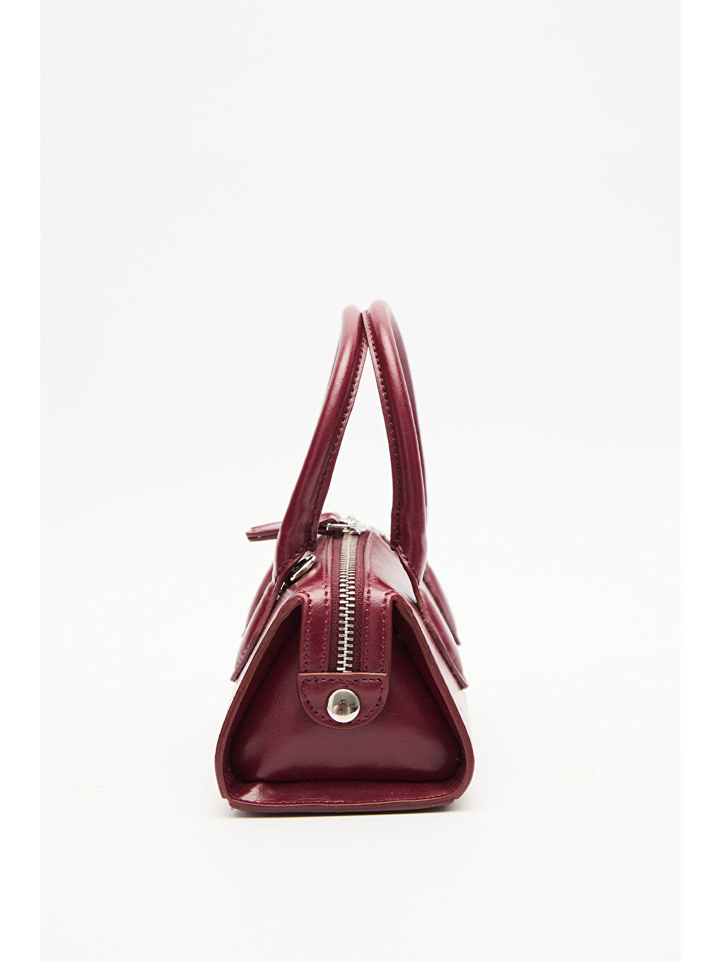 Deri Polo Mini Çanta Bordo-2