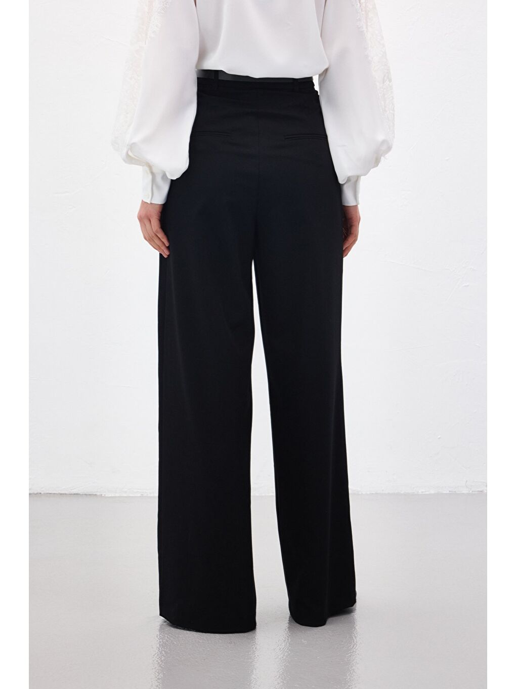 Lena Palazzo Pantolon - Siyah-7