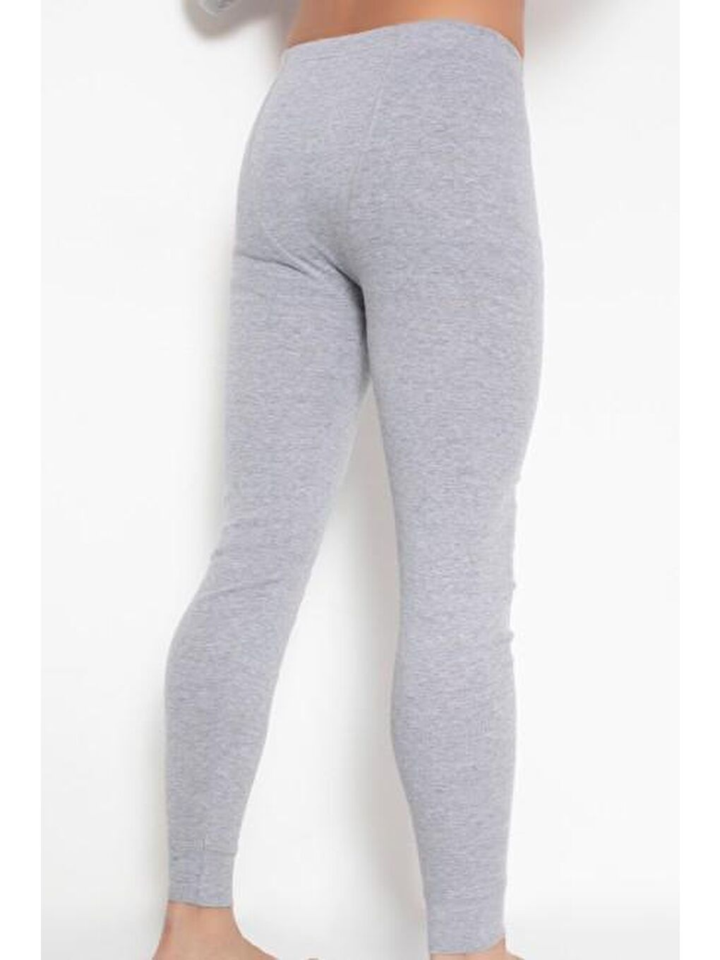 %100 Pamuk Gri Erkek Alt İçlik Tekli 1272-1