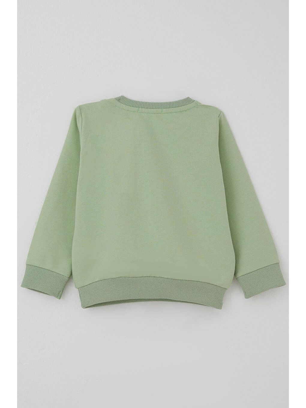 Erkek Bebek Eşofman Takımı Arabalı & Helikopterli Sevimli Ayıcık Fıstık Yeşili (6 Ay-2 Yaş)-6