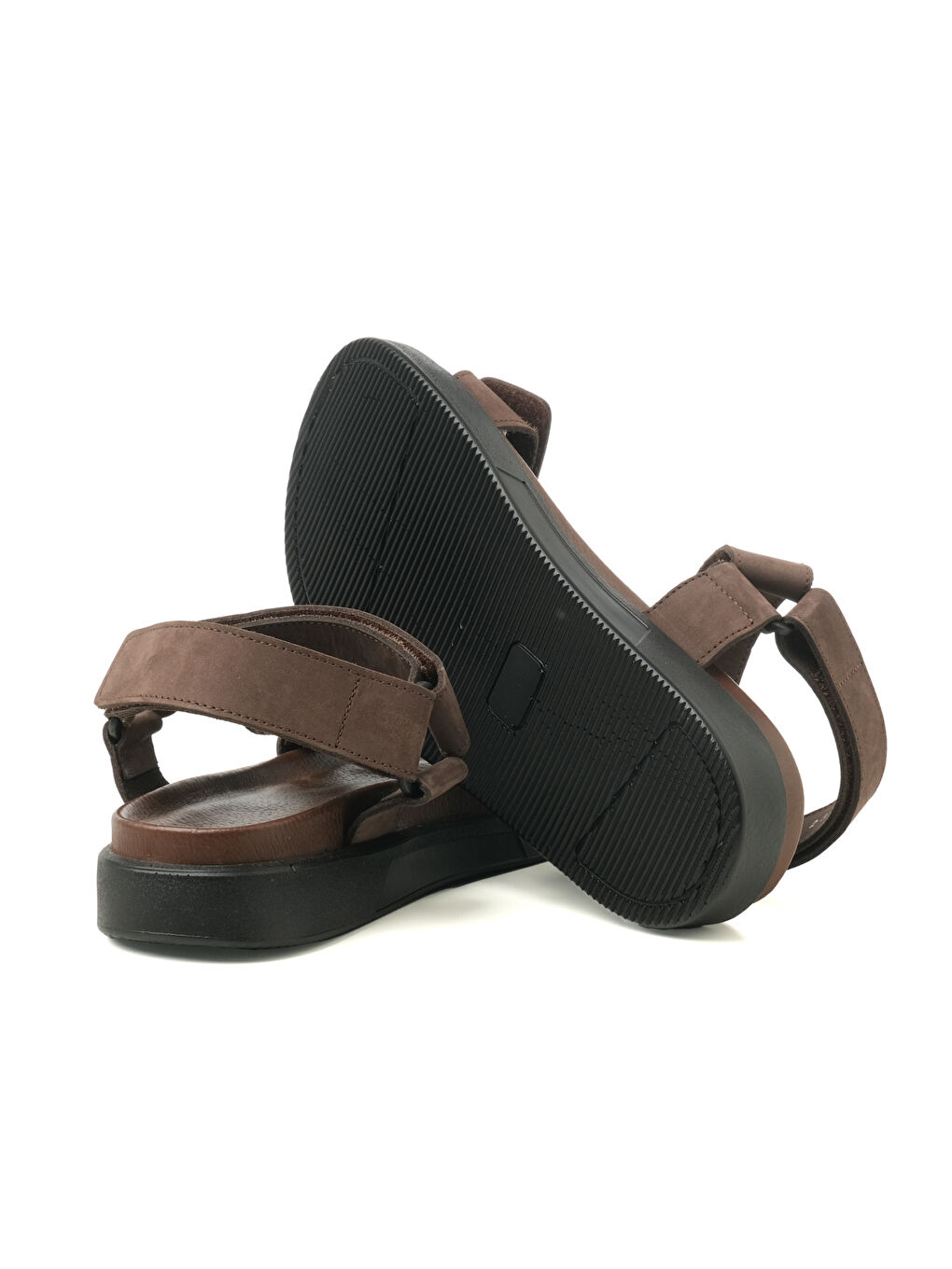 Kahverengi Erkek Sandalet AG- 23210-8 Nubuk Kahve-4