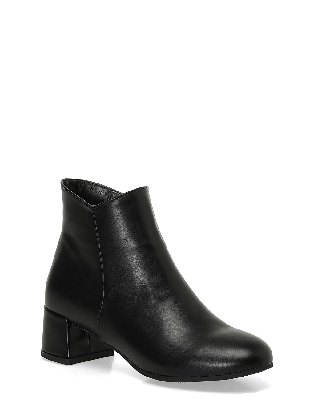 324108C.Z 4PR Siyah Kadın Topuklu Bot-1