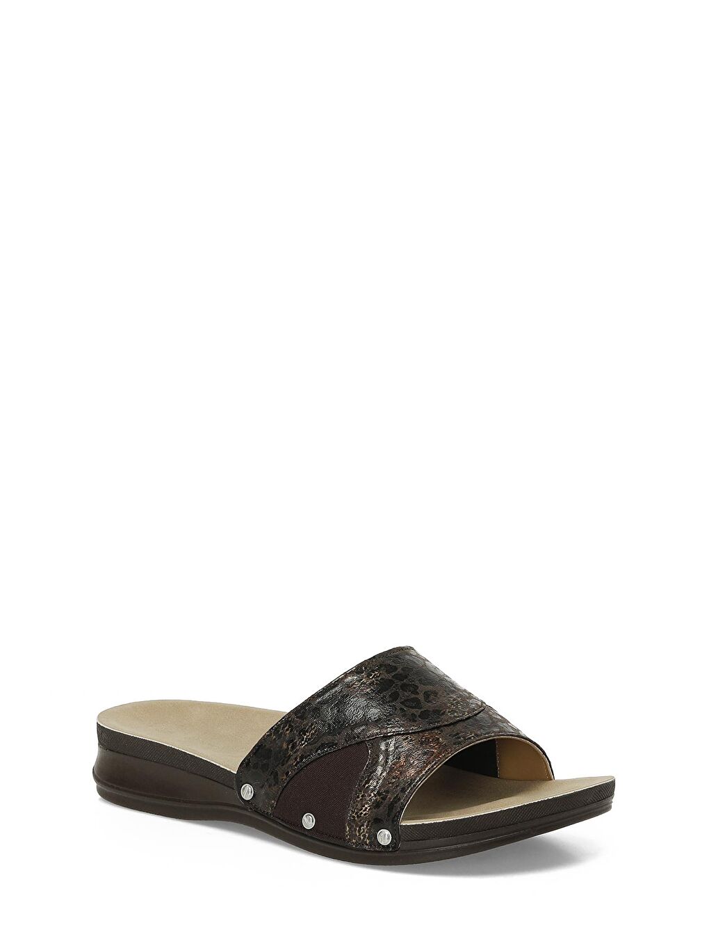 607018.Z4PR Kahverengi Kadın Terlik