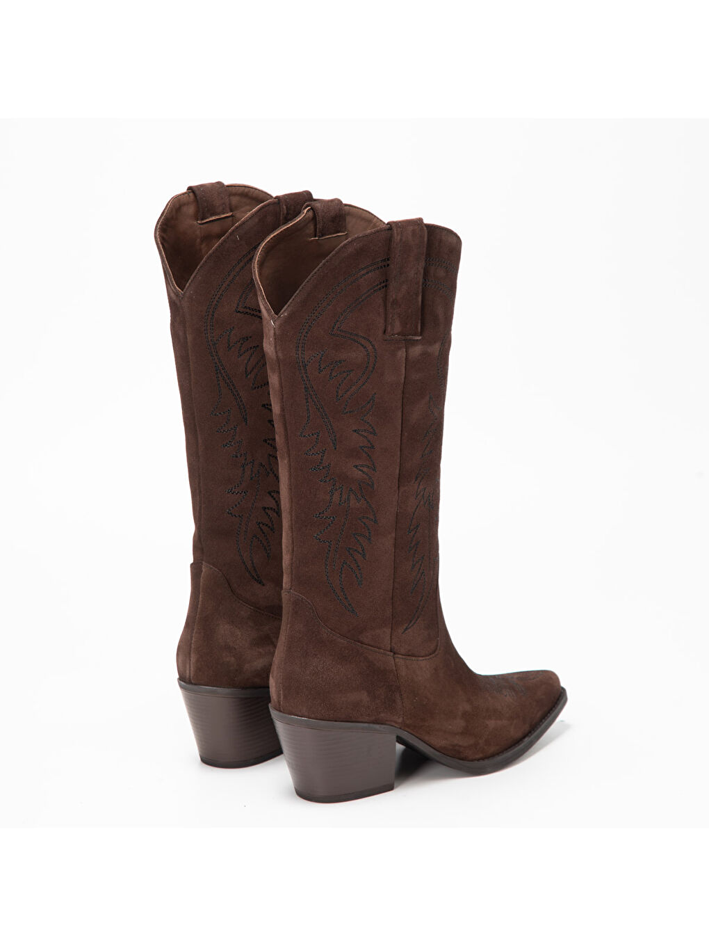 Kahverengi Kadın Çizme 25K8605XS Suede-3