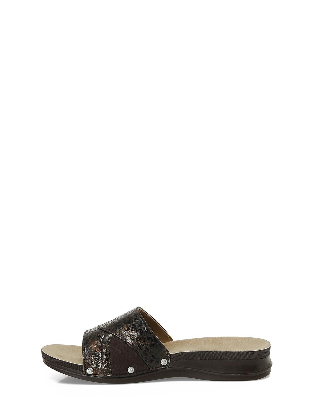 607018.Z4PR Kahverengi Kadın Terlik-2