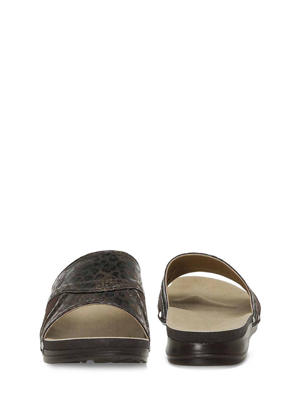 607018.Z4PR Kahverengi Kadın Terlik-4