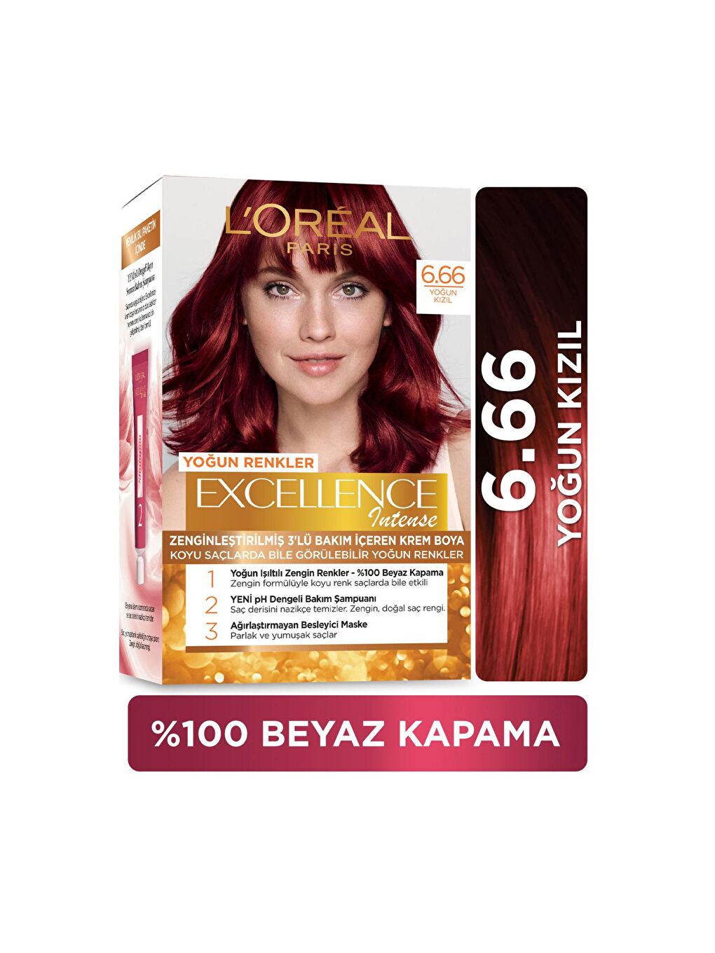 Excellence Intense Saç Boyası - 6.66 Yoğun Kızıl