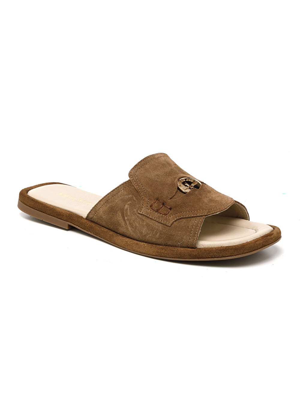 Kahverengi Kadın Terlik RC-25Y-001-R29635 239-Tütün Süet