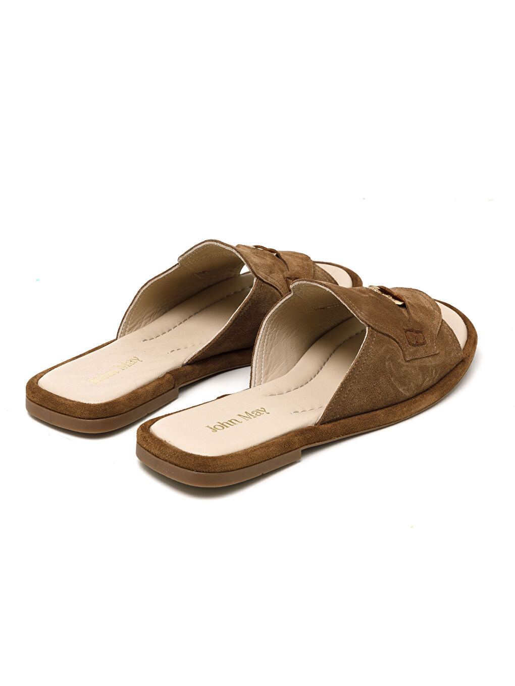 Kahverengi Kadın Terlik RC-25Y-001-R29635 239-Tütün Süet-3