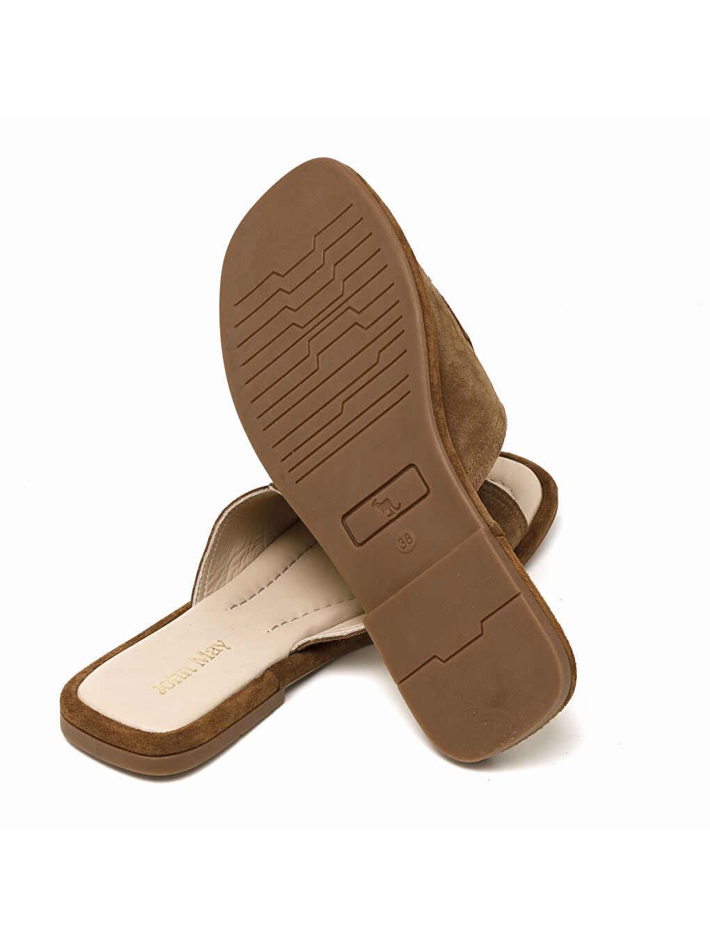 Kahverengi Kadın Terlik RC-25Y-001-R29635 239-Tütün Süet-4