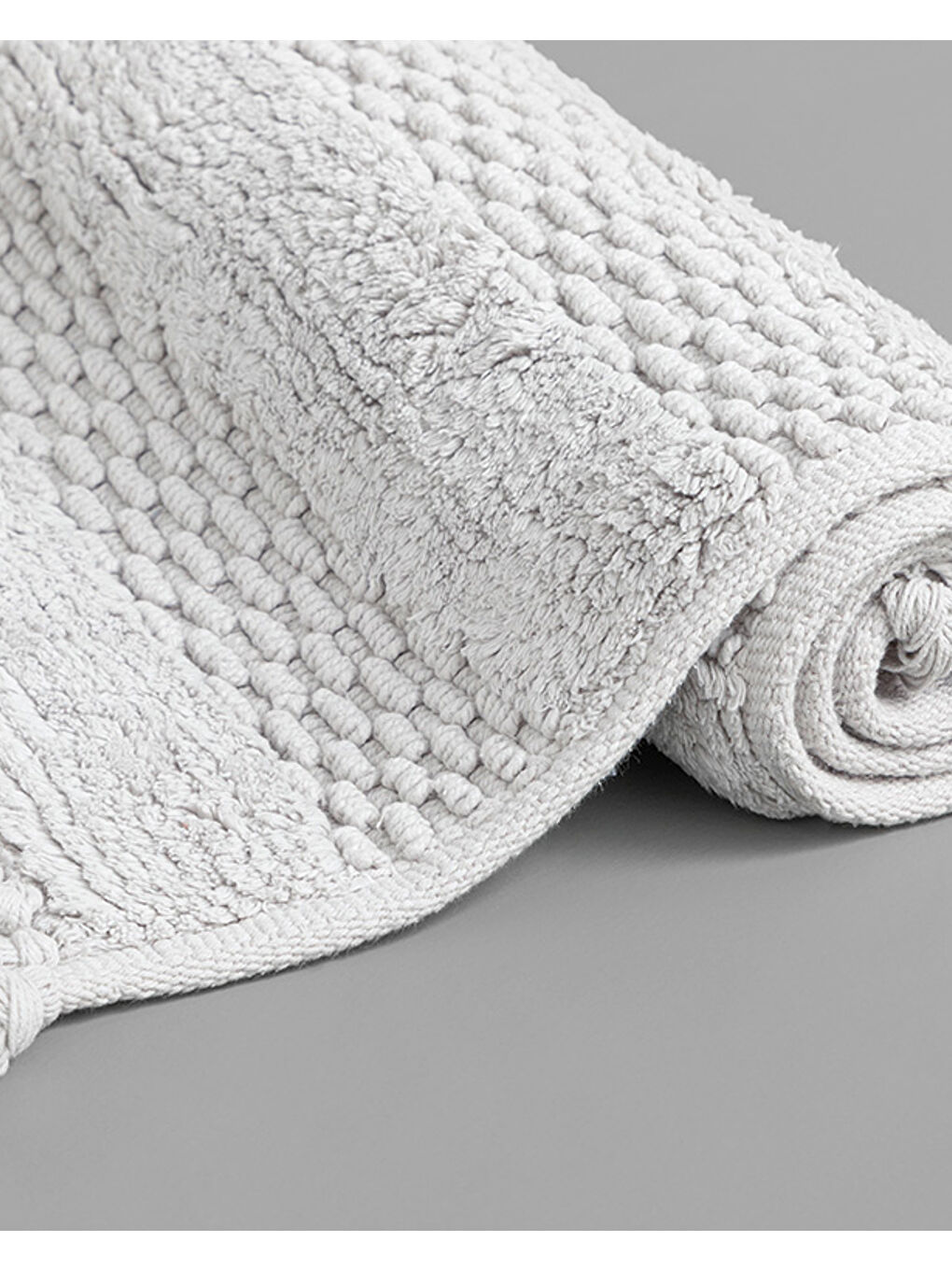 Ava Pamuklu Banyo Paspası Açık Gri-2