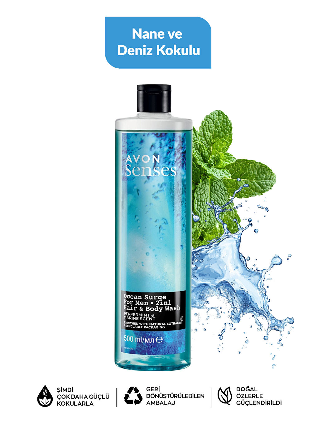 Nane Deniz Adaçayı Sandal Greyfurt ve Bergamot Kolu Erkek Duş Jeli Paketi-5