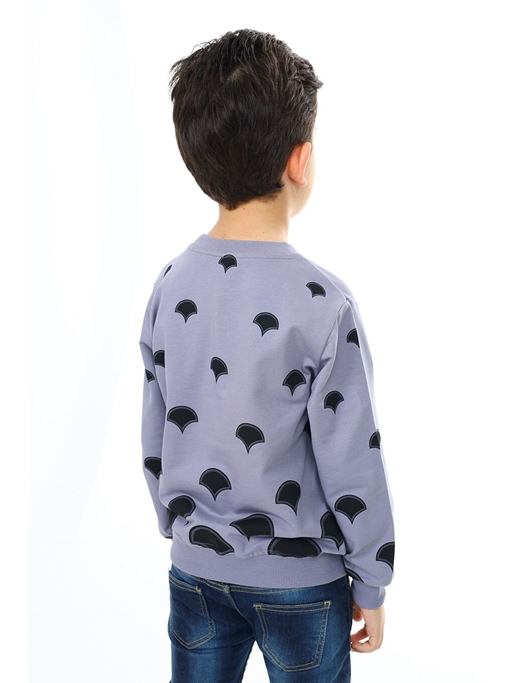 Toontoykids Gri Erkek Çocuk Baskılı Sweatshirt - 2