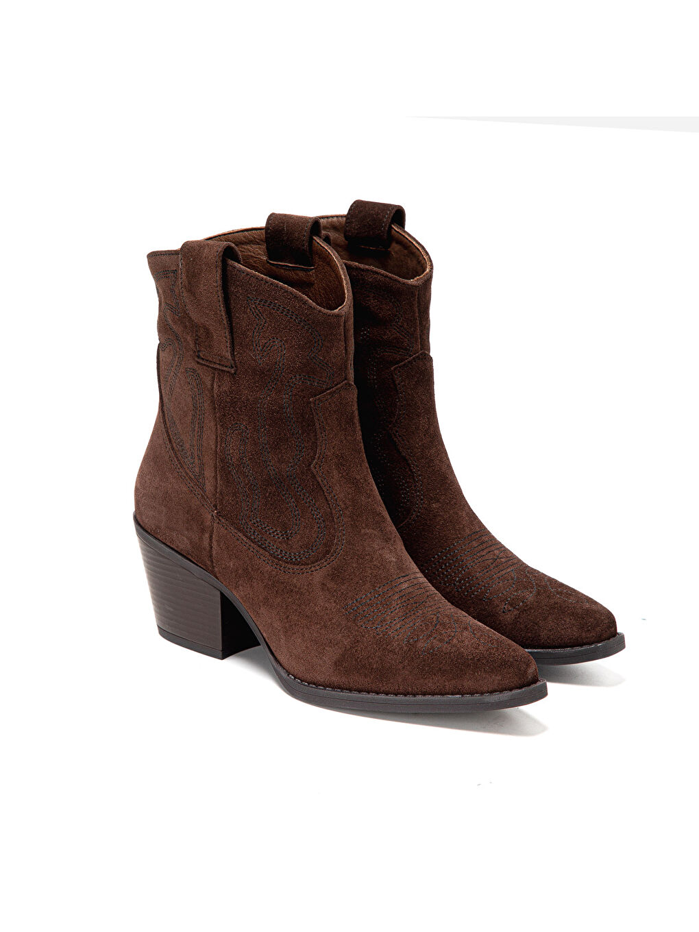Kahverengi Kadın Bot 25K8589XS Suede-3