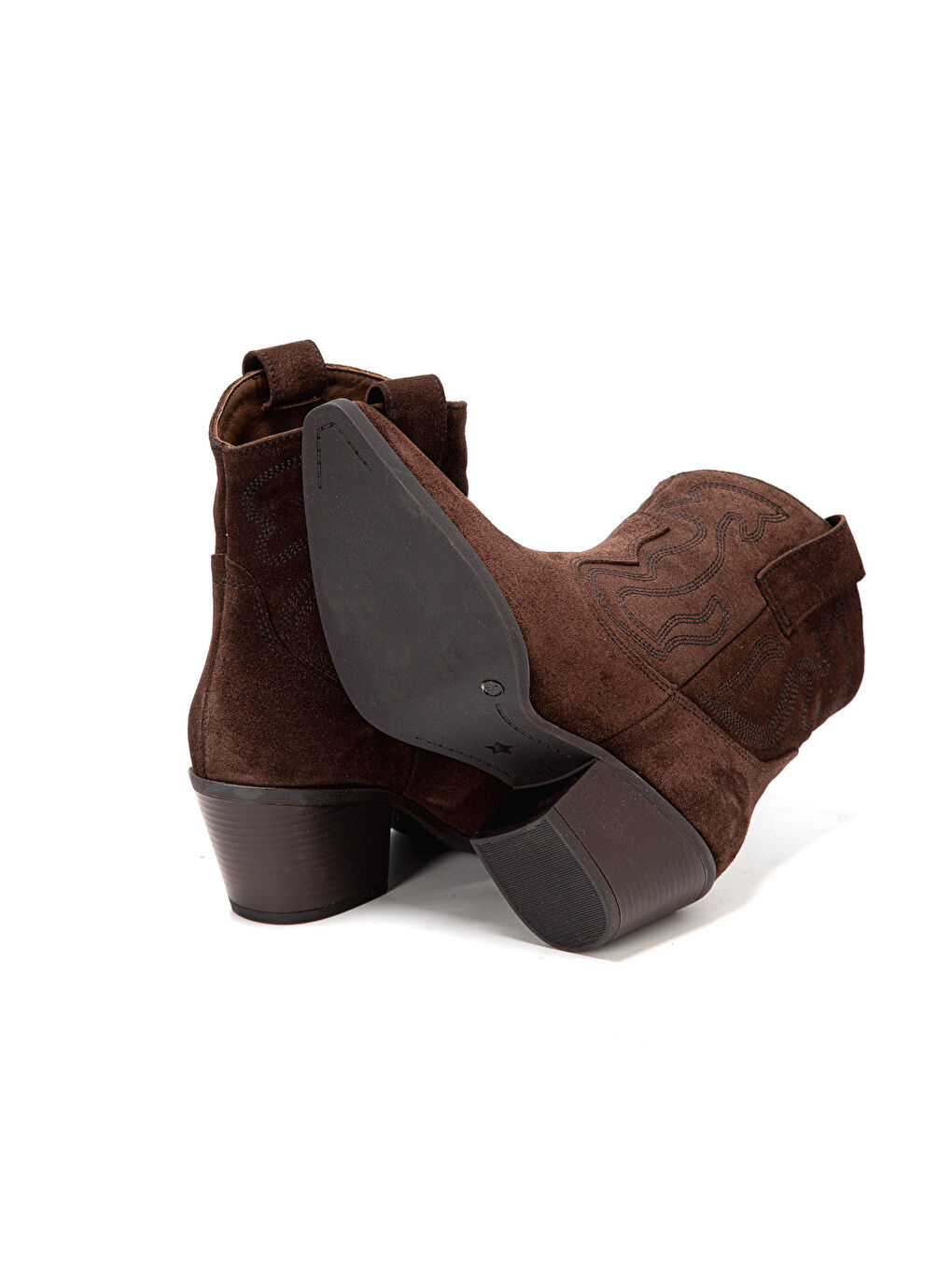 Kahverengi Kadın Bot 25K8589XS Suede-5
