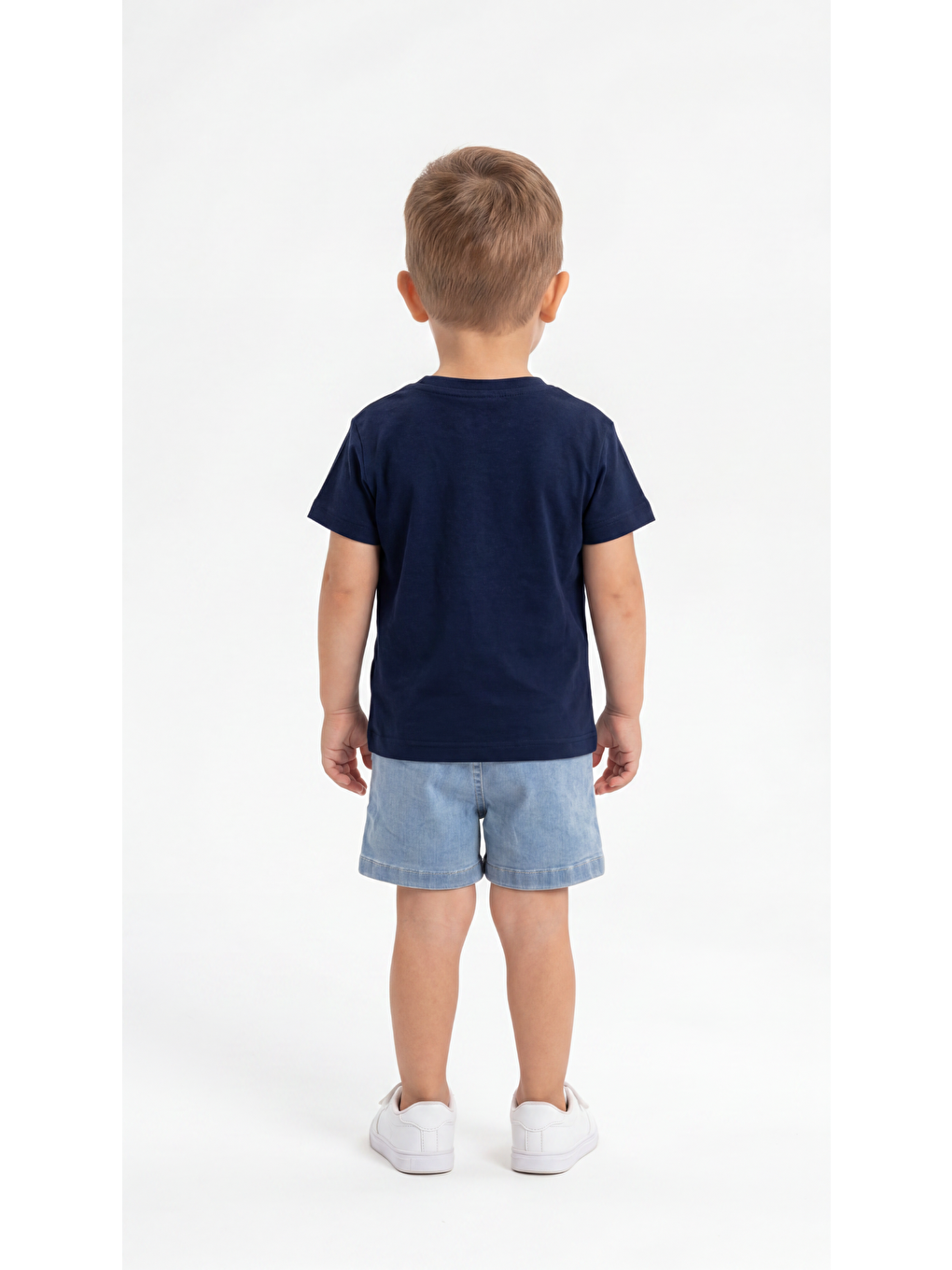 Lacivert No Drama Baskılı Erkek Bebek Alt Üst Takım-3