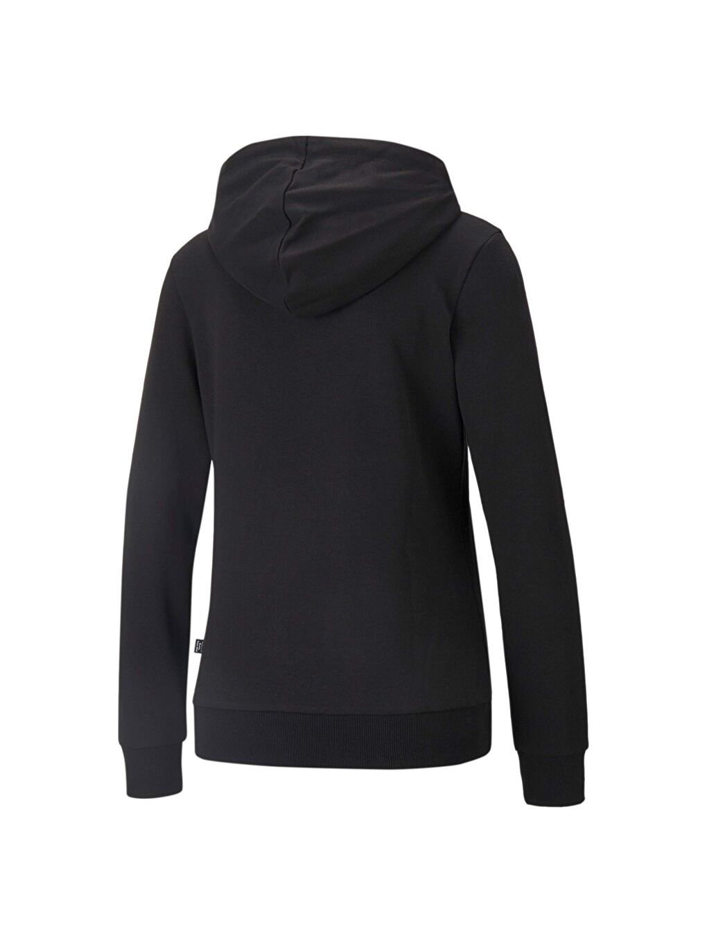 Siyah ESSENTIALS+ METALLIC Logo Kadın Kapüşonlu SWEATSHIRT-3