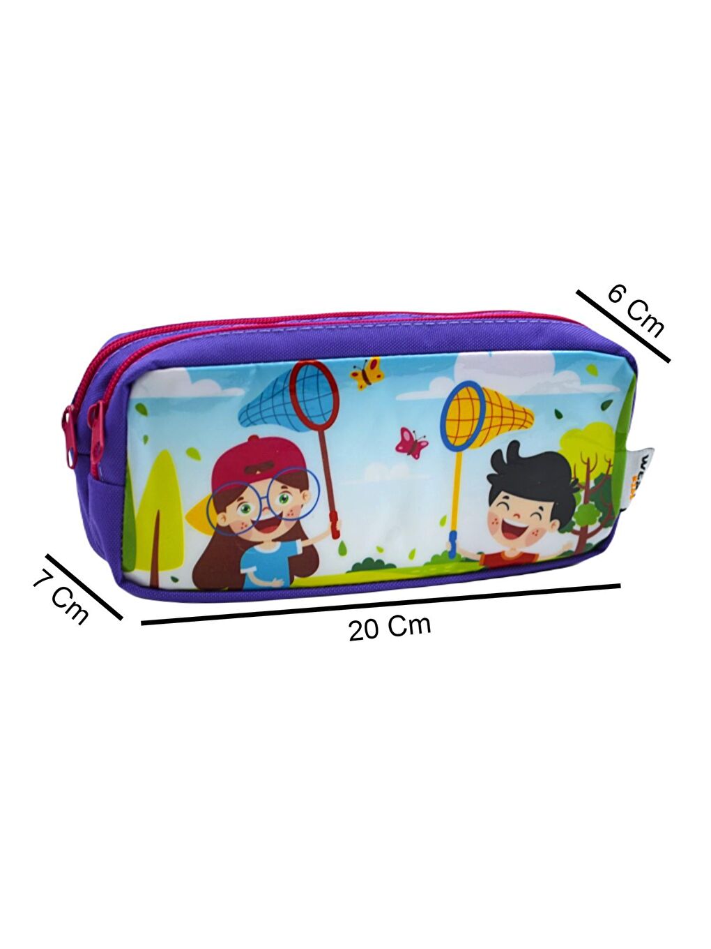 Gen-Of Mor West Kids İki Bölmeli Pvc Kalem Çantası - 1