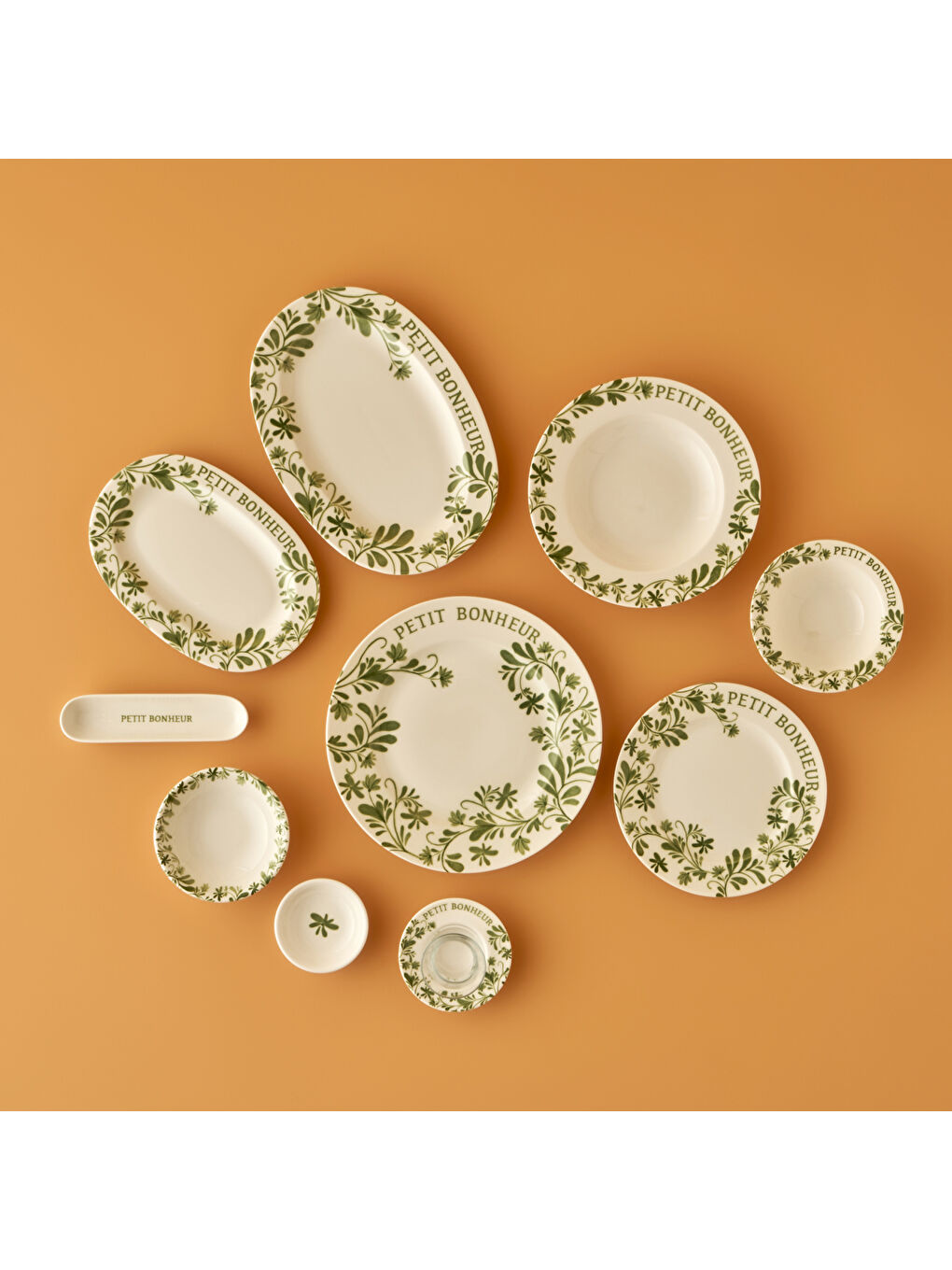 Petit Bonheur 44 Parça Yemek Ve Kahvaltı Takımı Yeşil-6