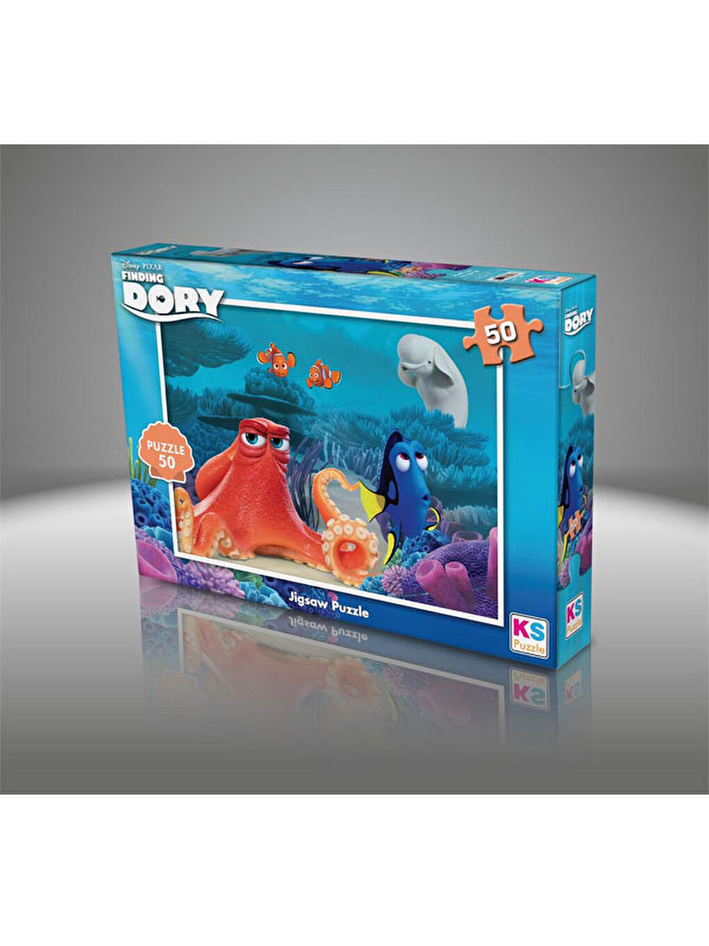 KS GAMES Renksiz Puzzle 50 Parça Dory DR709