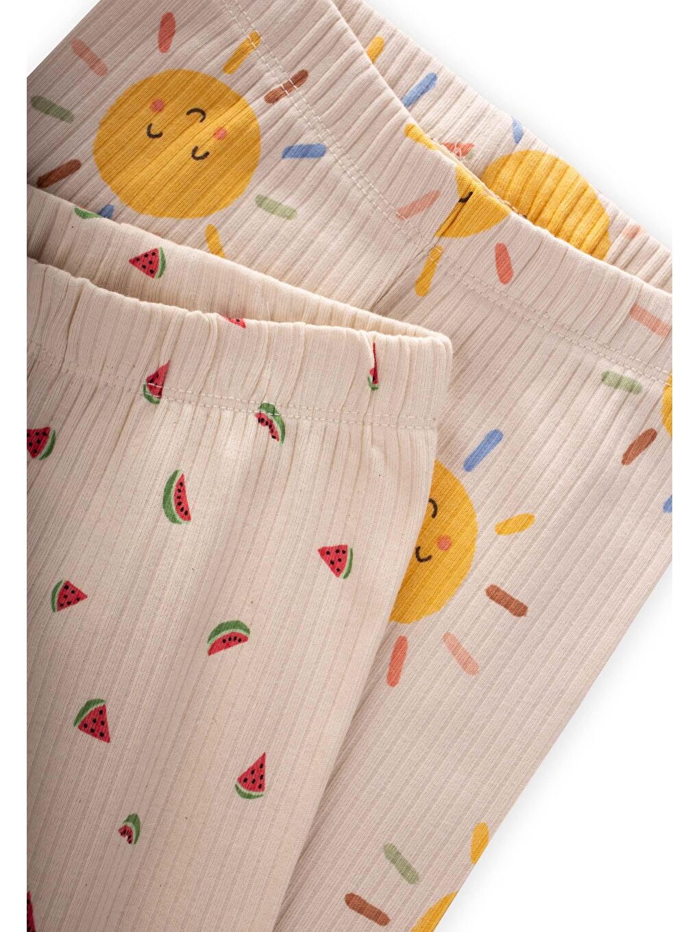 Ekru Kız Çocuk Tayt-2