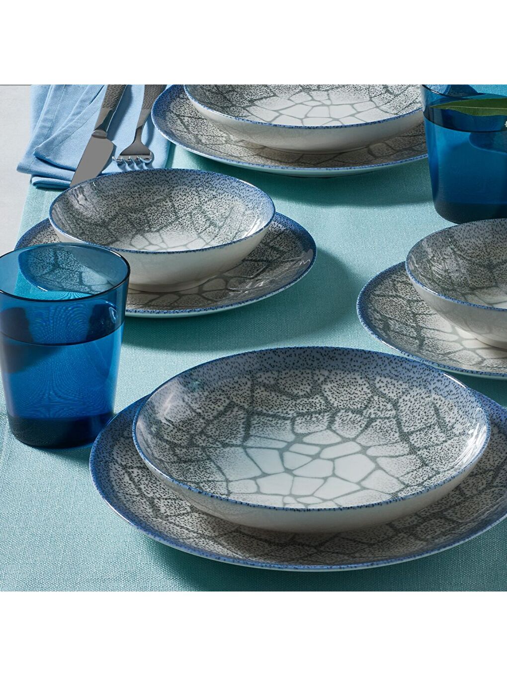 Ekru Camelia 6 Kişilik 24 Parça Yemek Takımı 13261-1