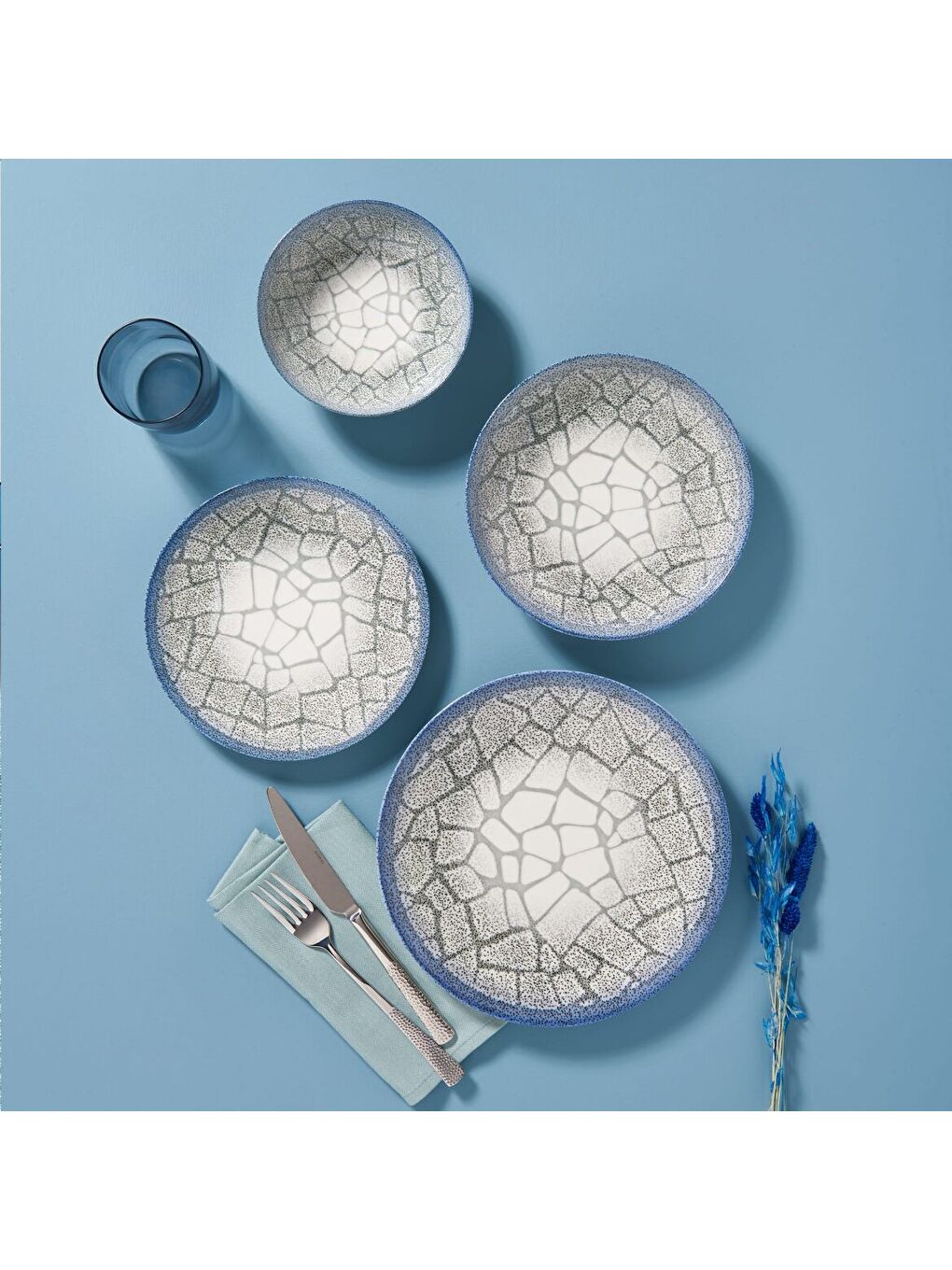 Ekru Camelia 6 Kişilik 24 Parça Yemek Takımı 13261-3