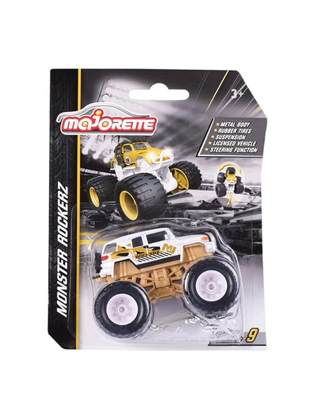 Majorette Monster Rockerz Gold Limited Edition 9 Oyuncak Araba Toyota FJ Cruiser