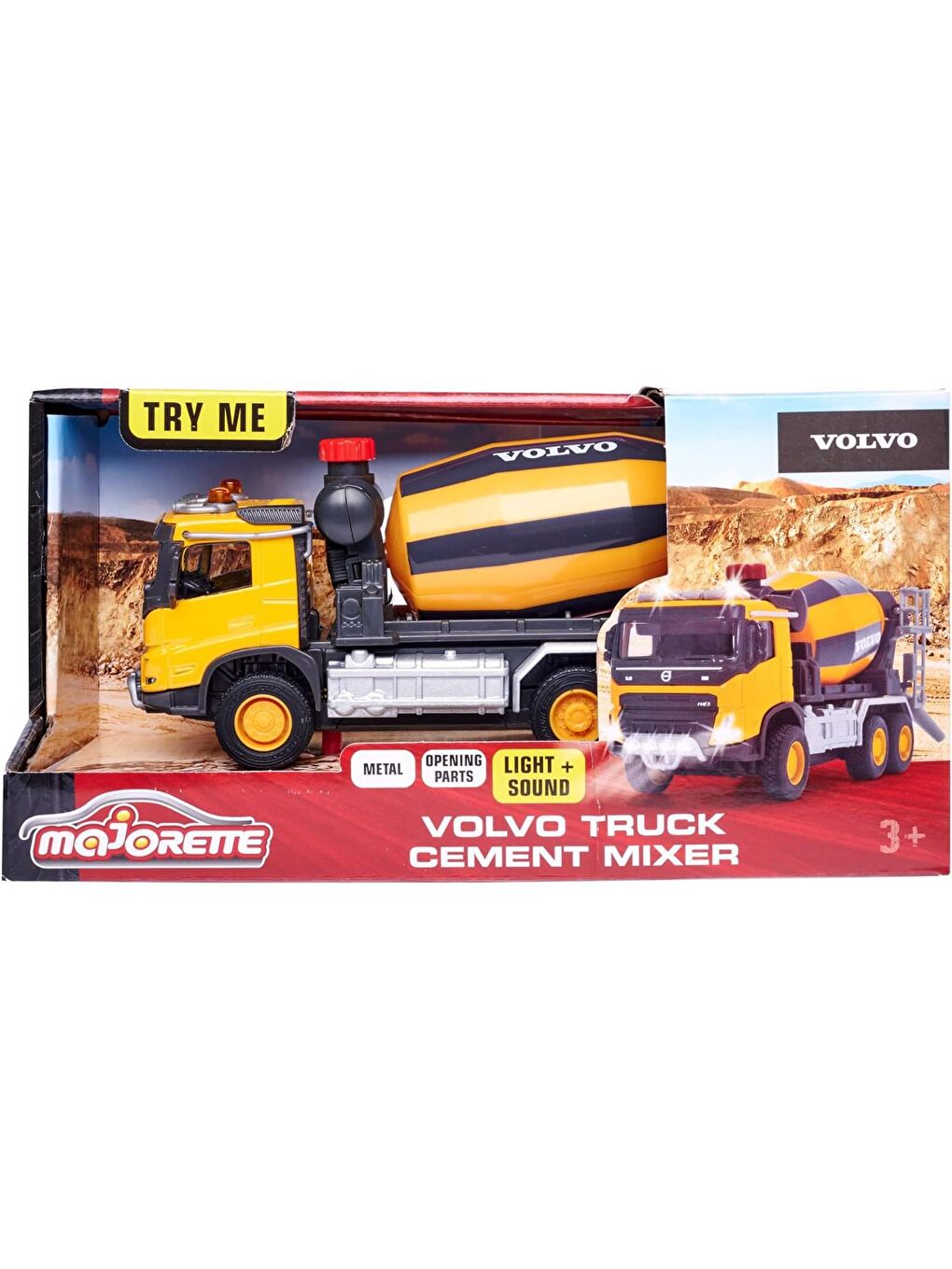 Lisanslı Volvo Beton Mikseri Şantiye Aracı Işıklı ve Sesli 213723002